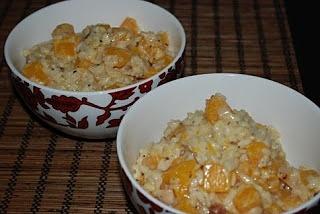 Risotto z dynią i boczkiem