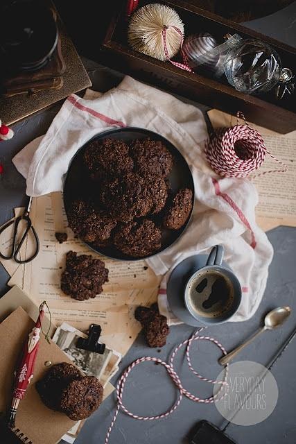 Owsiane ciastka czekoladowe