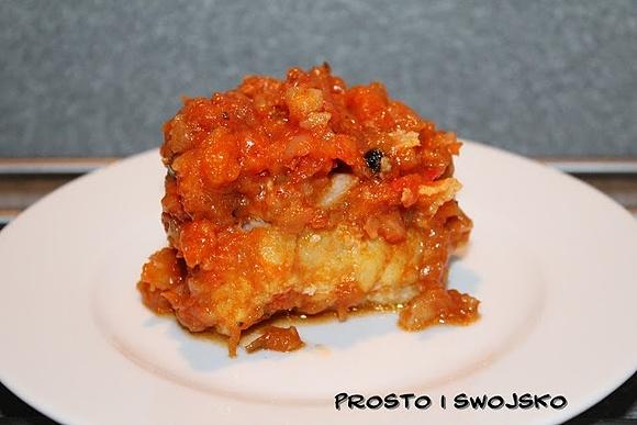 Dorsz w sosie pomidorowym z Thermomix