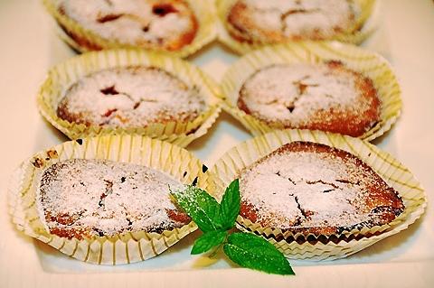 Muffiny z truskawkami