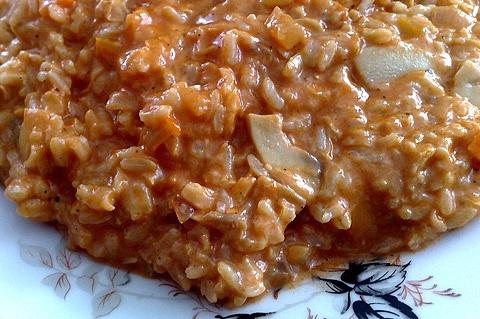 Risotto z pieczarkami
