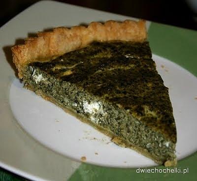 Tarta ze szpinakiem i serem feta