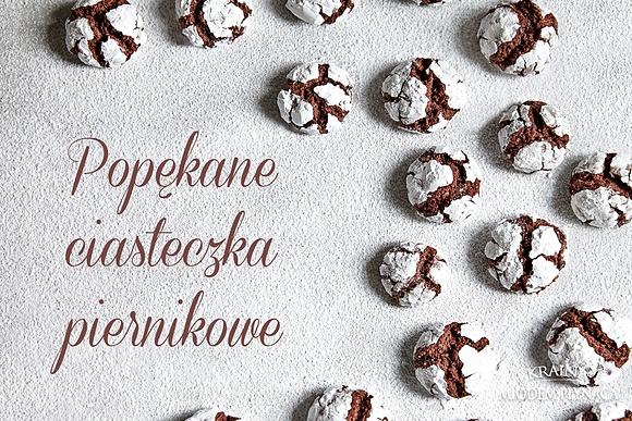 Popękane ciasteczka piernikowe
