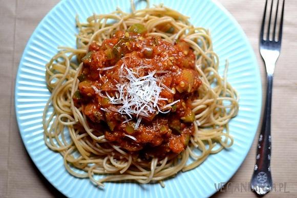 Cukiniowy sos do spaghetti