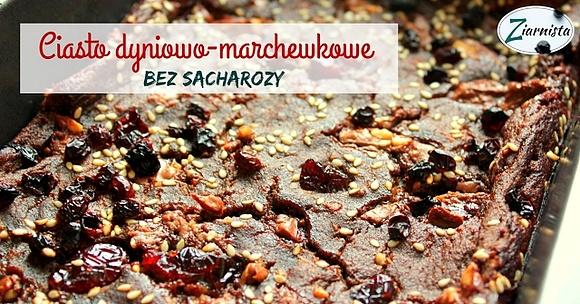 Ciasto dyniowo-marchewkowe bez cukru