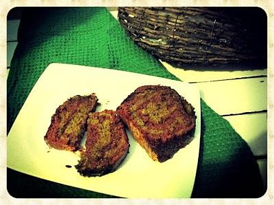 Kakaowa babka z matchą