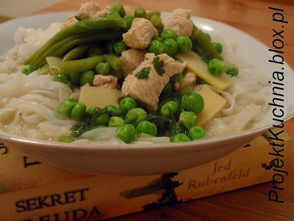 Green Thai Curry z kurczakiem i warzywami