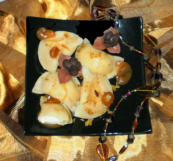 Dietetyczne pierogi z serem na słodko