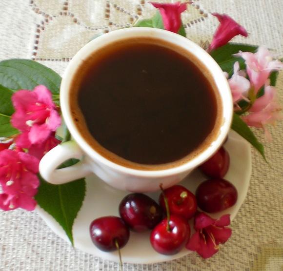 Kawa aromatyzowana wiśniami