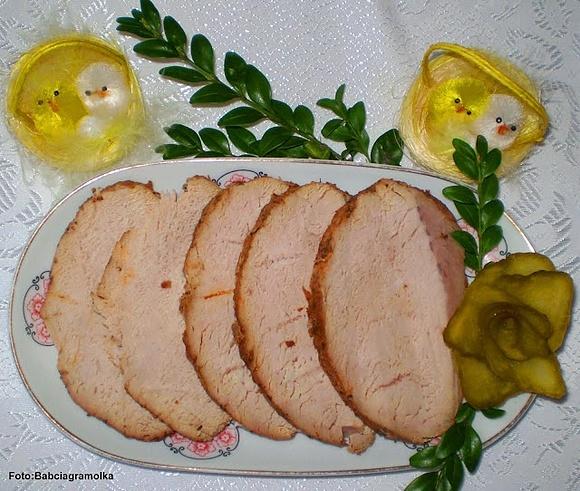 Schab pieczony z ketchupową marynatą