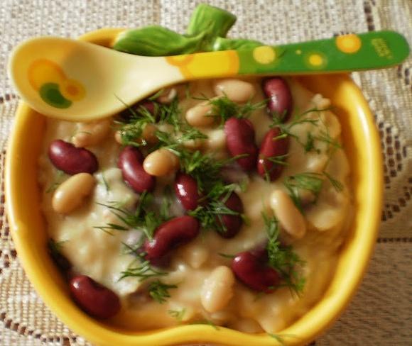 Puree ziemniaczano-fasolowe
