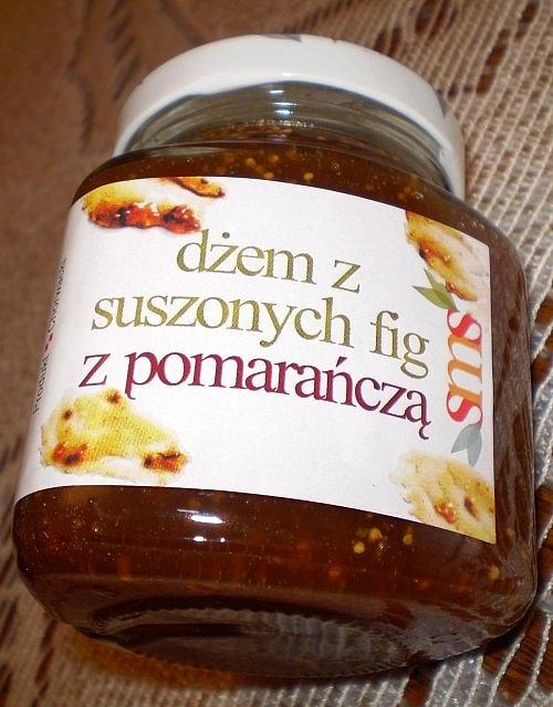 Dżem z suszonych fig i pomarańczy