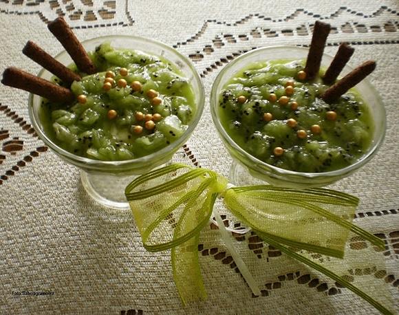 Kiwi i wanilia deser na 5 minut