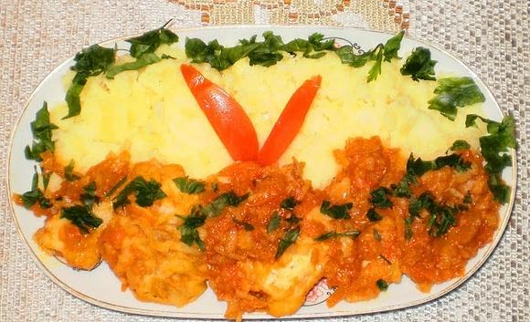 Dorsz w jarzynach na dietę