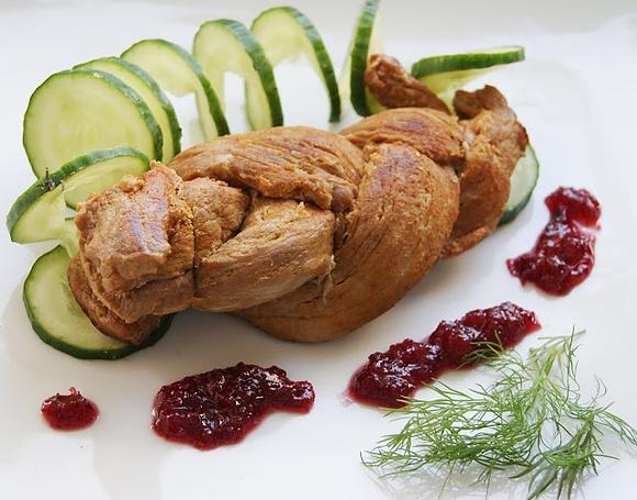 Polędwiczka wieprzowa z żurawiną