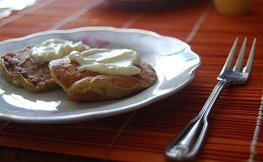 Placuszki bananowe z płatkami owsianymi