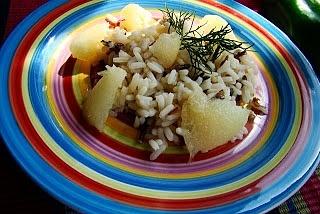 Ryż dziki z melonem i nutą pomarańczy