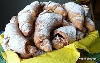 Rogaliki krucho-drożdżowe