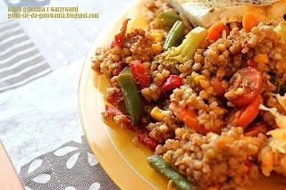 Kasza gryczana z warzywami