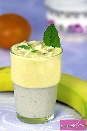 Jogurt bananowo-mandarynkowy