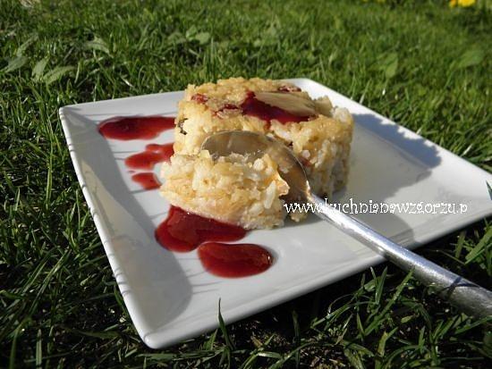 Słodki tort ryżowy