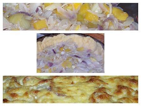 Tarta z cebulą i dynią na jesień