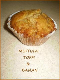 Muffinki toffi i banan