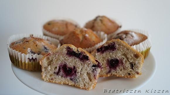 Czarna porzeczka z muffinkami