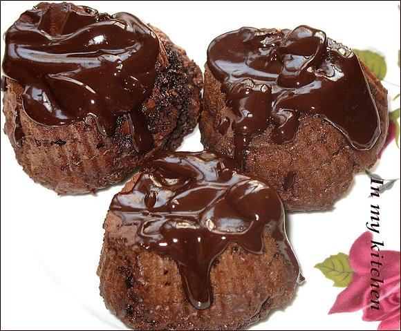 Czekoladowe muffiny z nutellą