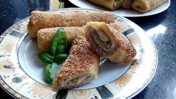 Krokiety w serowej panierce
