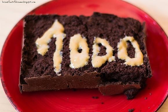 Fasolowe brownie z kajmakiem