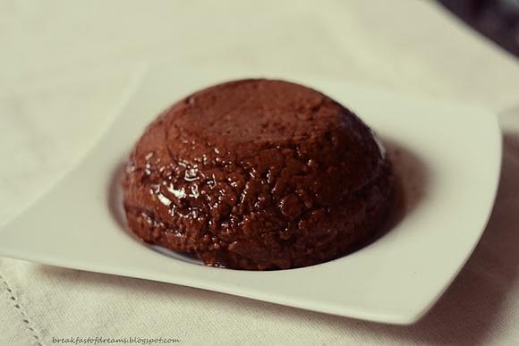 Kakaowy pudding z kaszy jaglanej z bananem