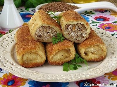 Krokiety z kaszą gryczaną i serem