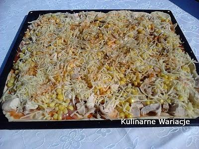 Pizza z kurczakiem