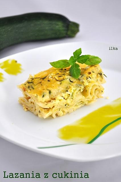 Lazania z cukinią i serem feta