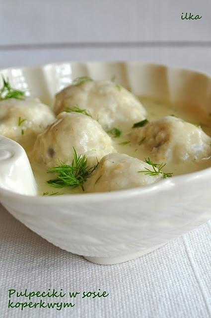 Pulpeciki w sosie koperkowym