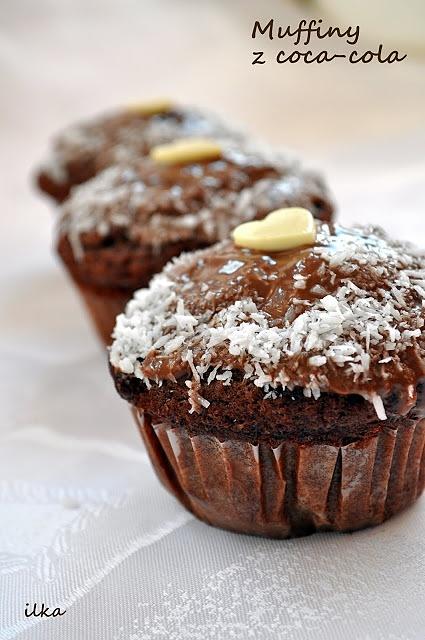 Muffiny z coca-colą
