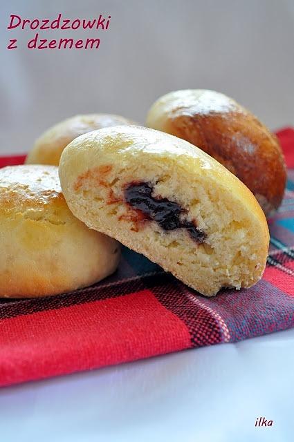 Drożdżówki z dżemem