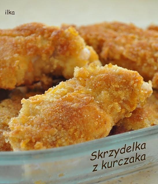 Skrzydełka z kurczaka chrupiące i smażone z przyprawami