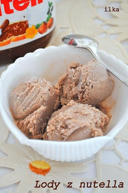 Lody z Nutellą dla dzieci