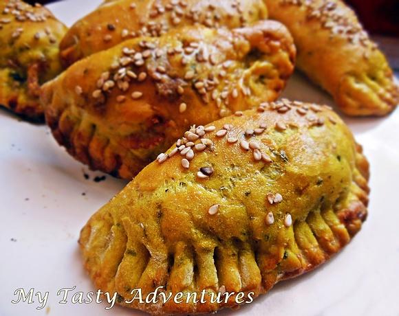 Mini calzones z szparagami