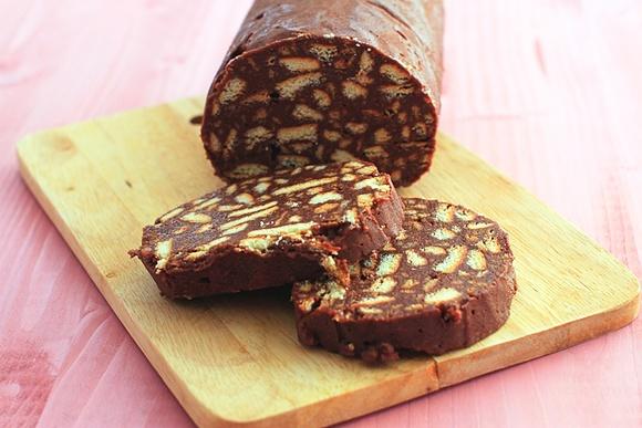 Salame al cioccolato czekoladowe salami deser włoski