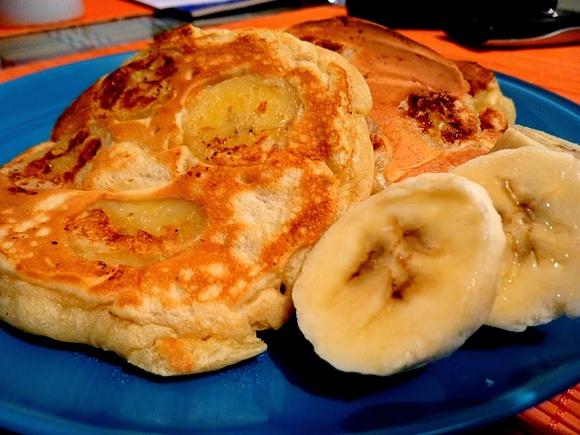 Banana kokos pancakes