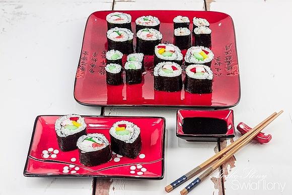 Sushi domowe przepis na ryż i owoce morza