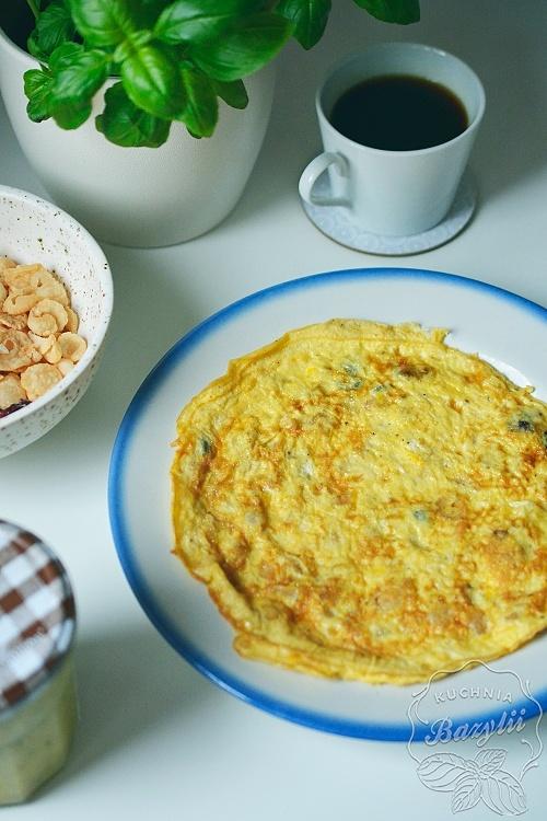 Omlet z płatkami ryżowymi