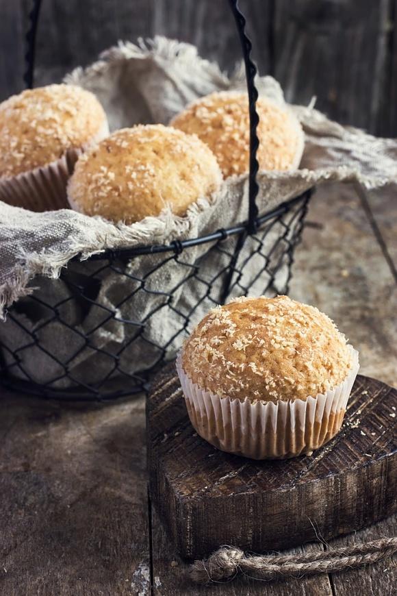 Zdrowe muffiny kokosowe