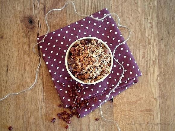 Cynamonowa granola z jarzębiną