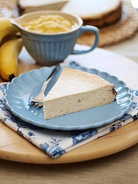Sernik bananowy bez cukru
