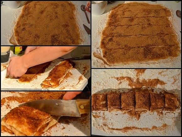 Drożdżowy ciasto cynamonowe