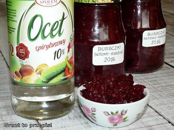 Buraczki słodko-kwaśne do obiadów